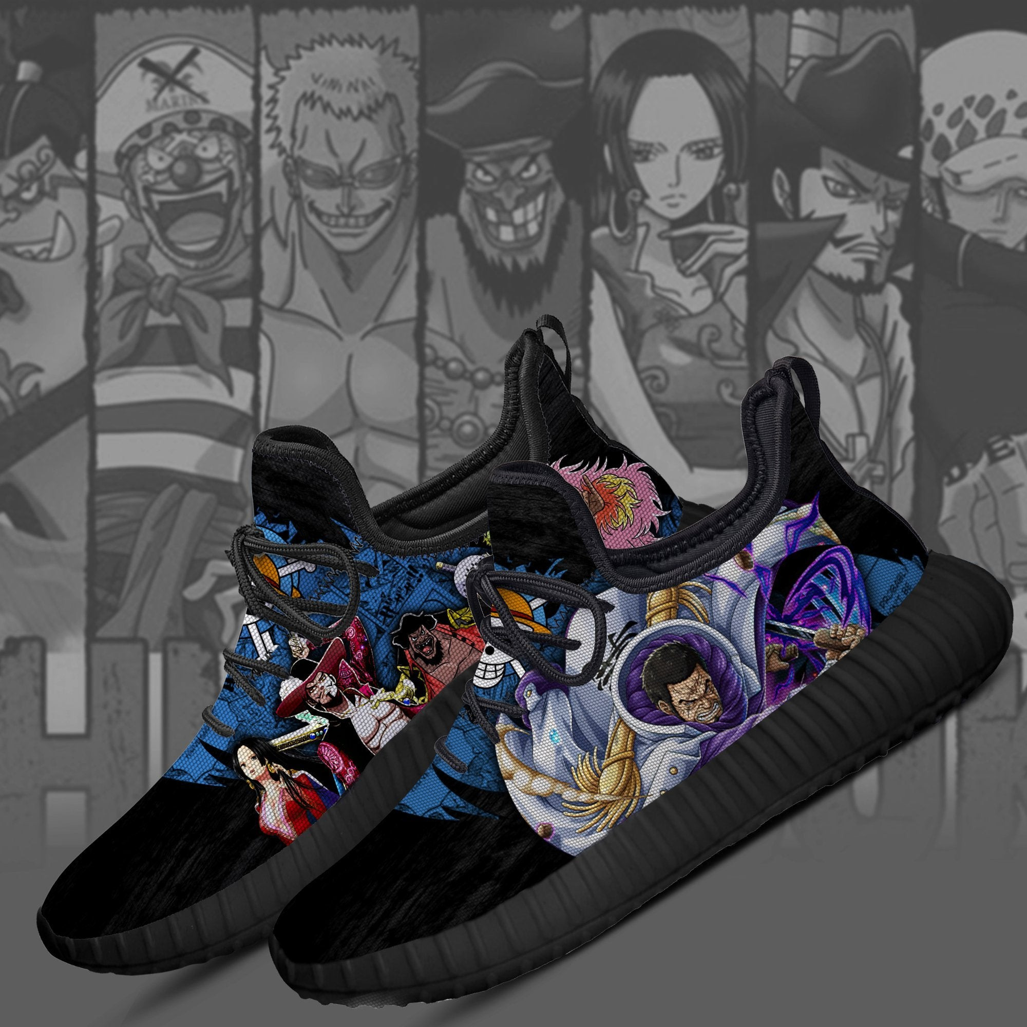 BEST Fujitora and Shichibukai One Piece Reze Shoes Sneaker2