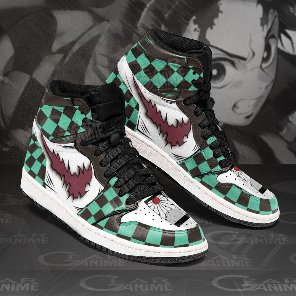 Tanjiro Scar Demon Slayer Anime Air Jordan High top shoes2