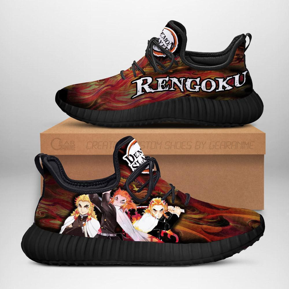BEST Demon Slayer Kyojuro Rengoku Reze Shoes Sneaker1