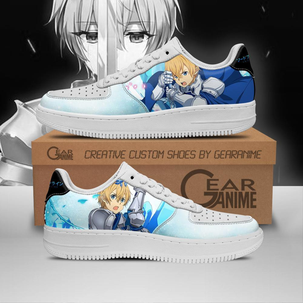 SAO Eugeo Sword Art Online Anime Nike Air Force Shoes1