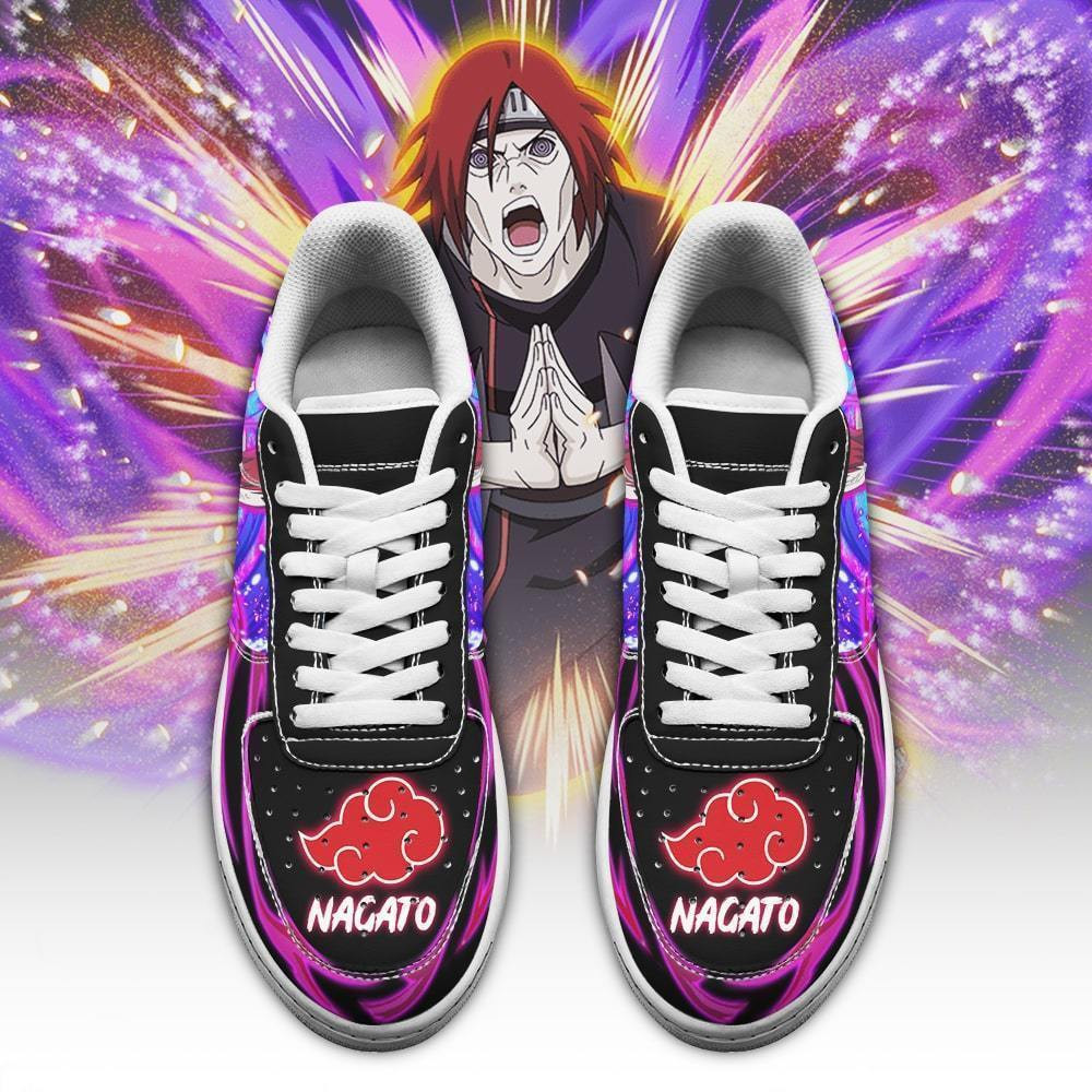 Nagato Anime Leather Nike Air Force Shoes2