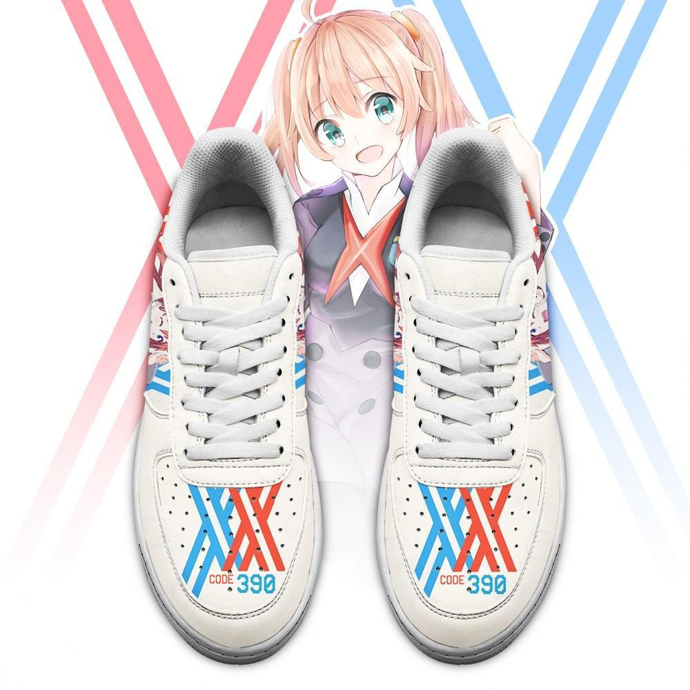 Darling In The Franxx Code 390 Miku Anime Nike Air Force Shoes2