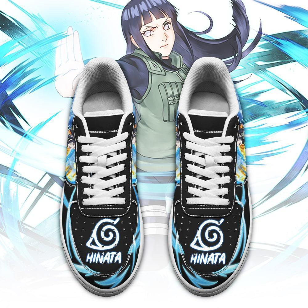 Hinata Hyuga Anime Leather Nike Air Force Shoes2