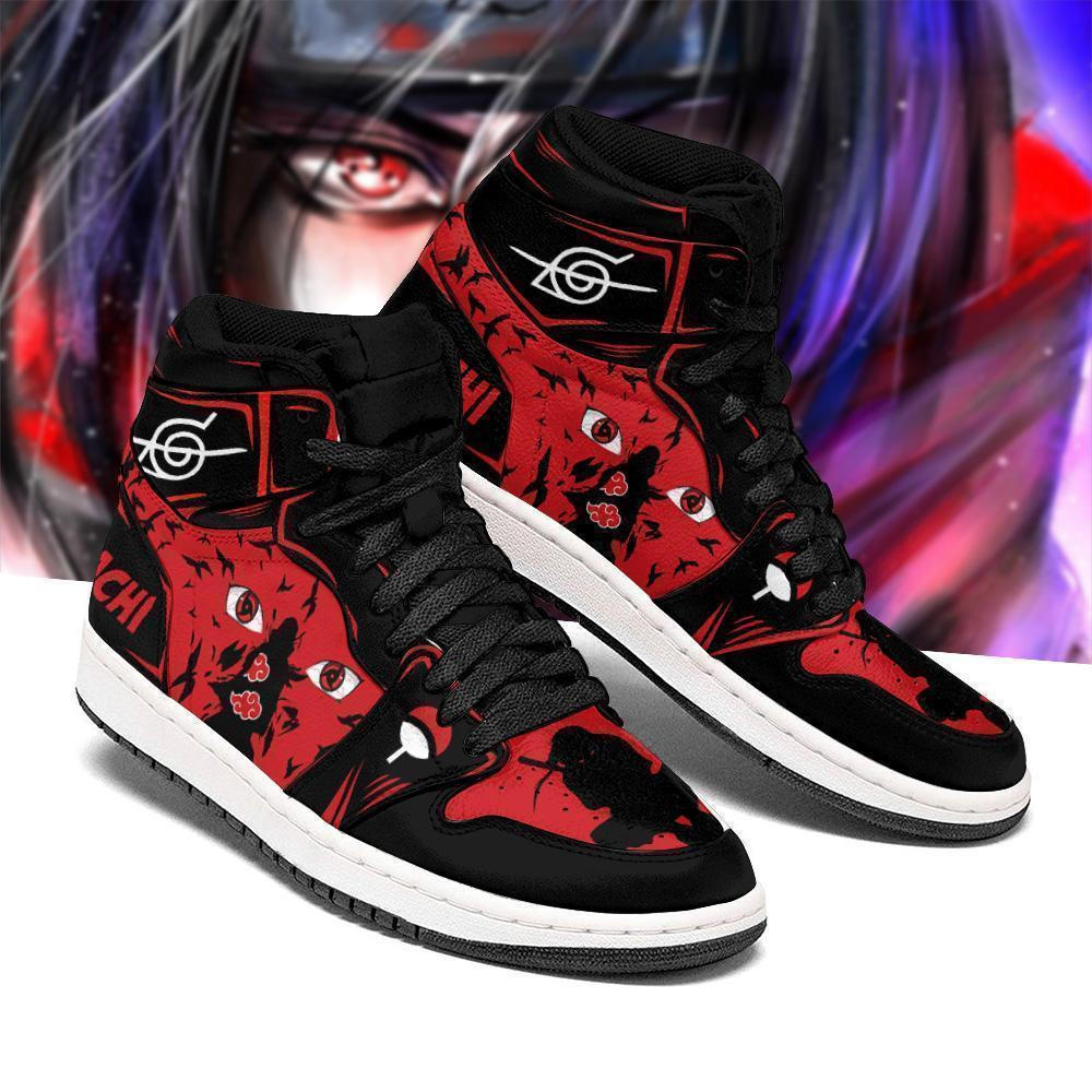 Itachi Eyes Anime Air Jordan High top shoes1