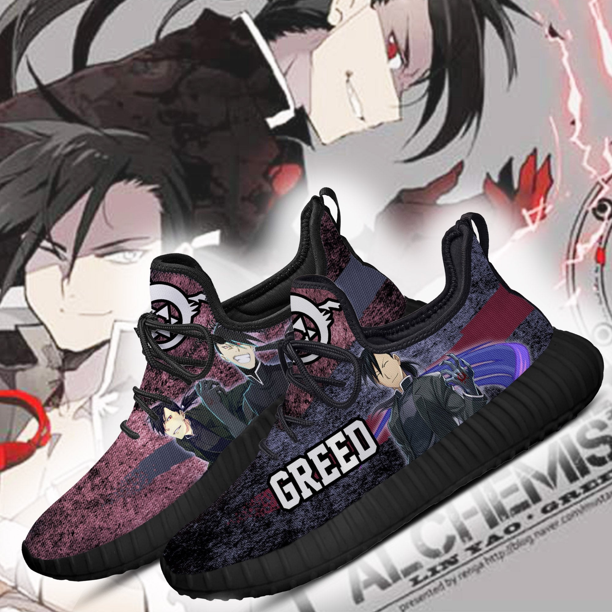 BEST Fullmetal Alchemist Greed Character Reze Shoes Sneaker2