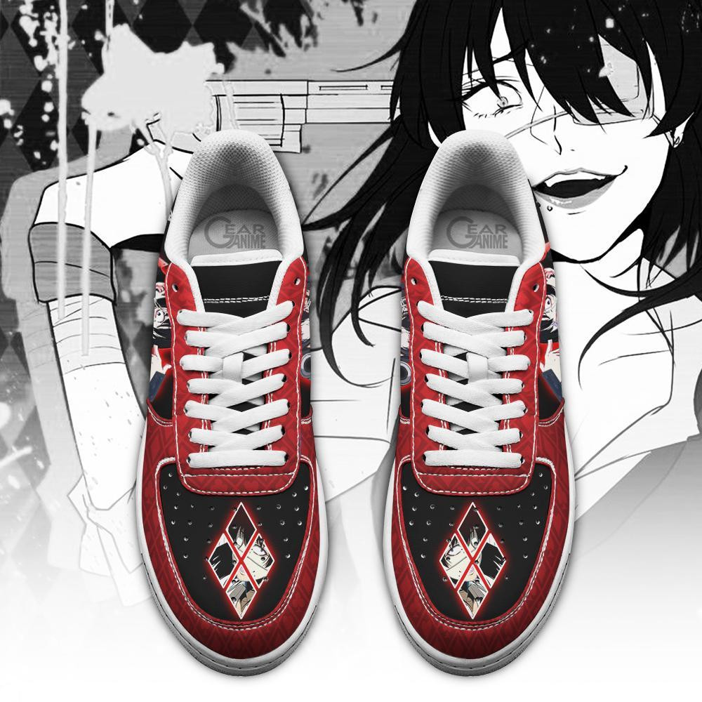 Midari Ikishima Kakegurui Anime Nike Air Force shoes2