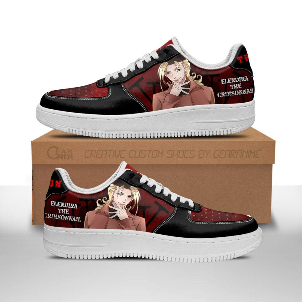 Trigun Elendira the Crimsonnail Anime Nike Air Force shoes1