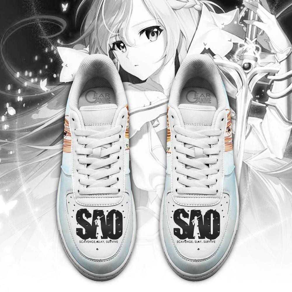 SAO Asuna Yuuki Sword Art Online Anime Nike Air Force shoes2