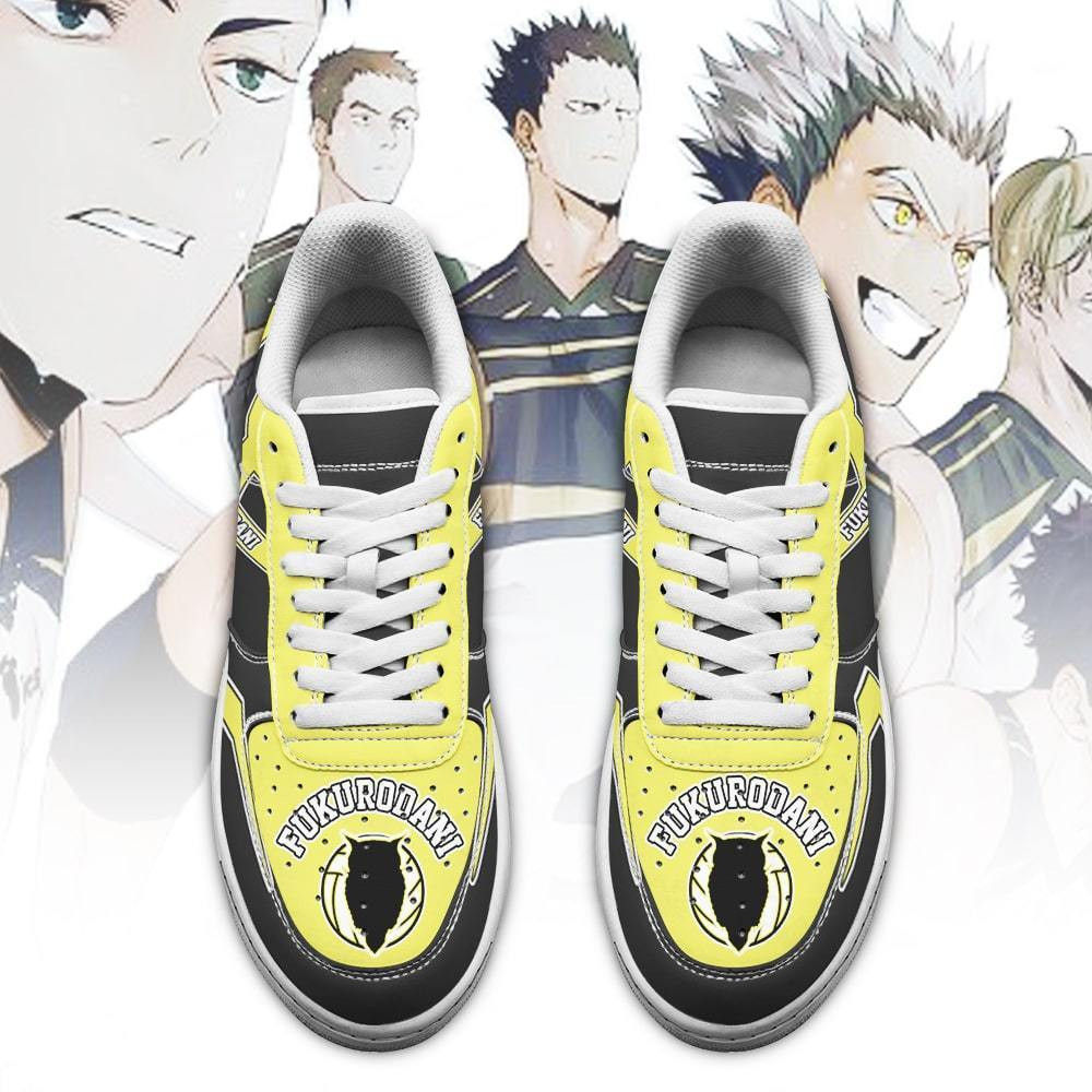 Haikyuu Fukurodani Academy Uniform Haikyuu Anime Nike Air Force shoes2