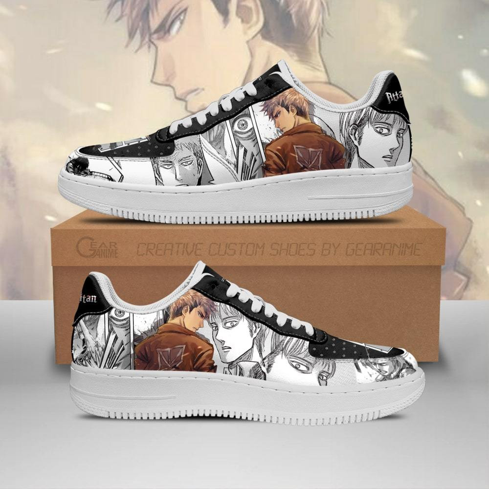AOT Jean Attack On Titan Anime Nike Air Force shoes1