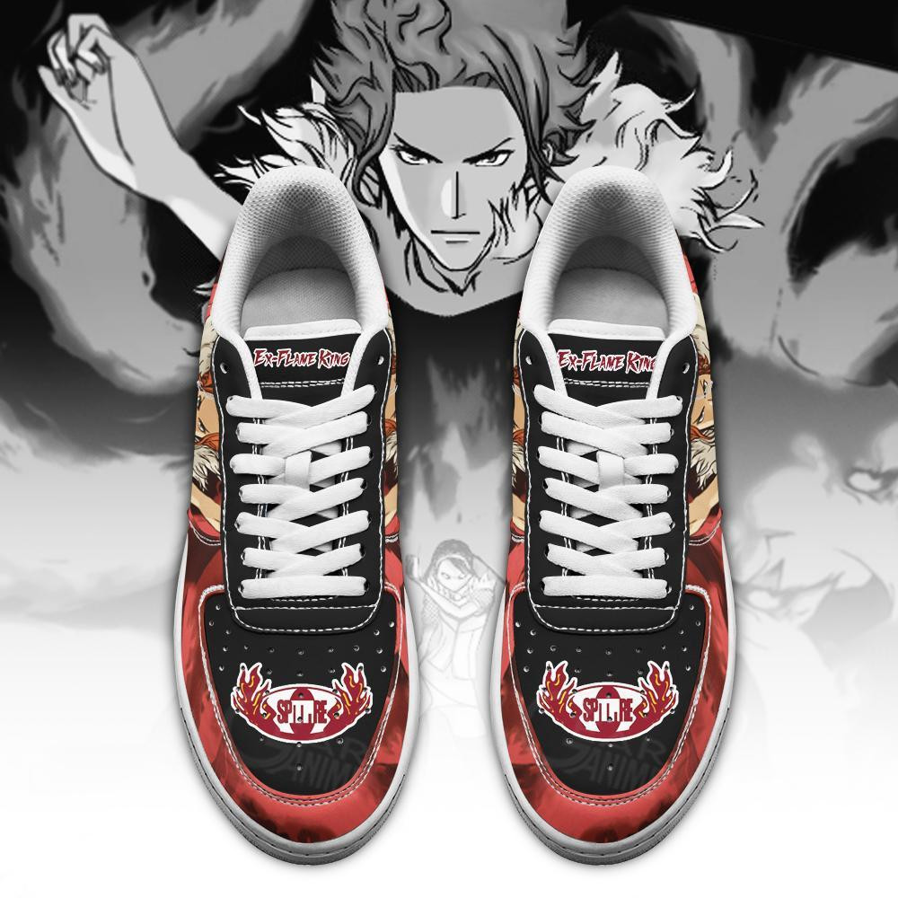 Ex Flame King Spitfire Anime Nike Air Force shoes2