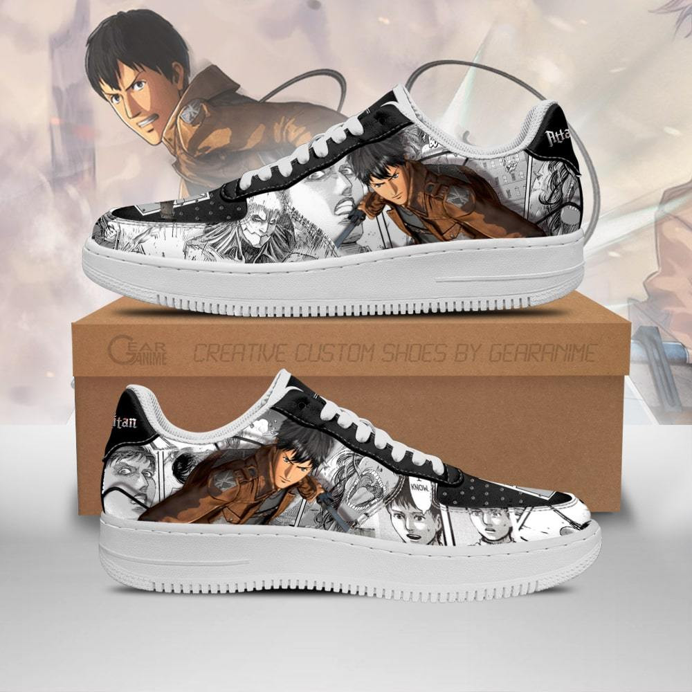 AOT Bertholdt Attack On Titan Anime Nike Air Force shoes1