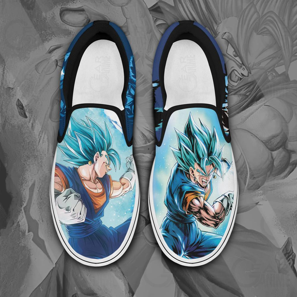 Vegito Slip On Sneakers Dragon Ball Custom Anime Shoes PN11