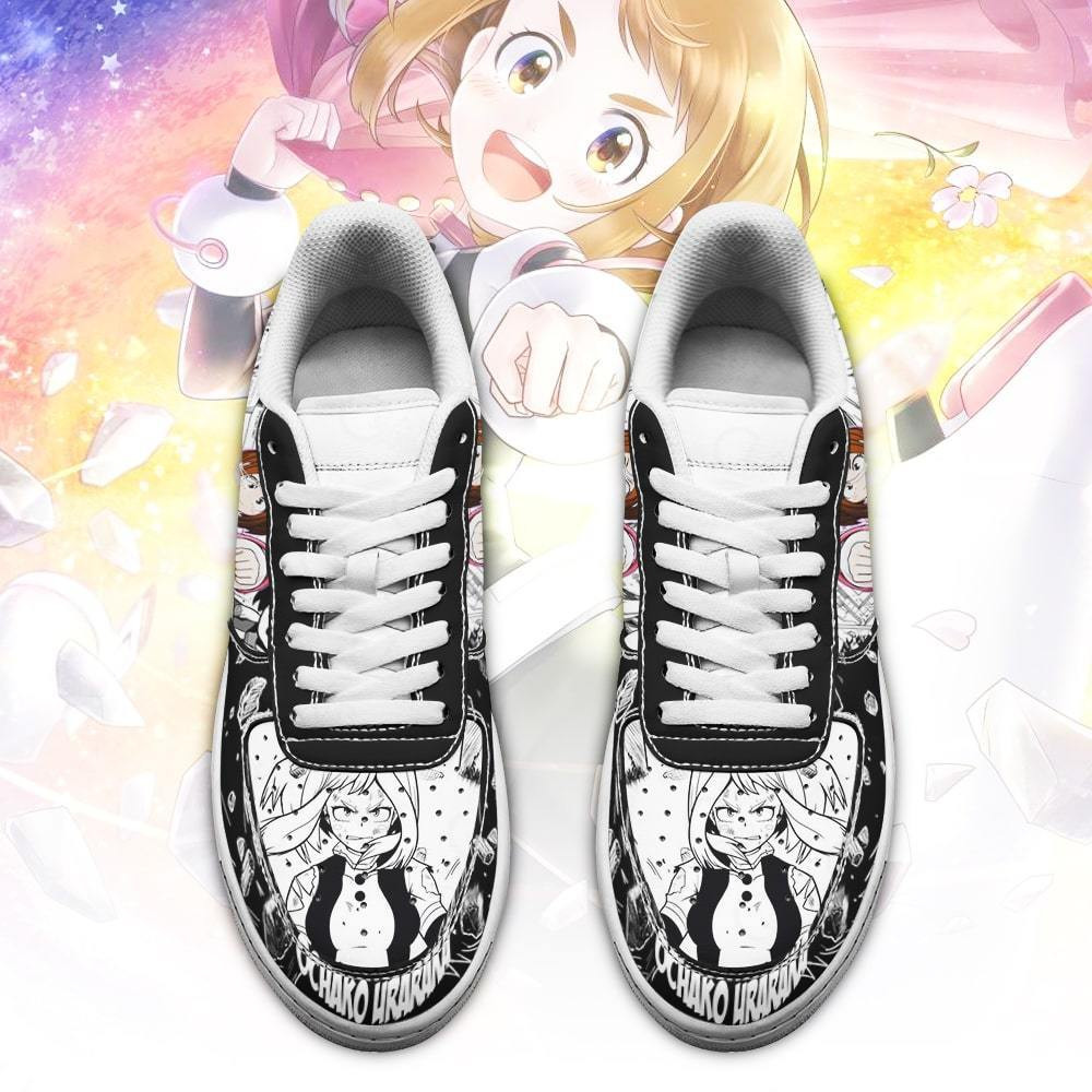 Ochako Uraraka My Hero Academia Anime Nike Air Force shoes2