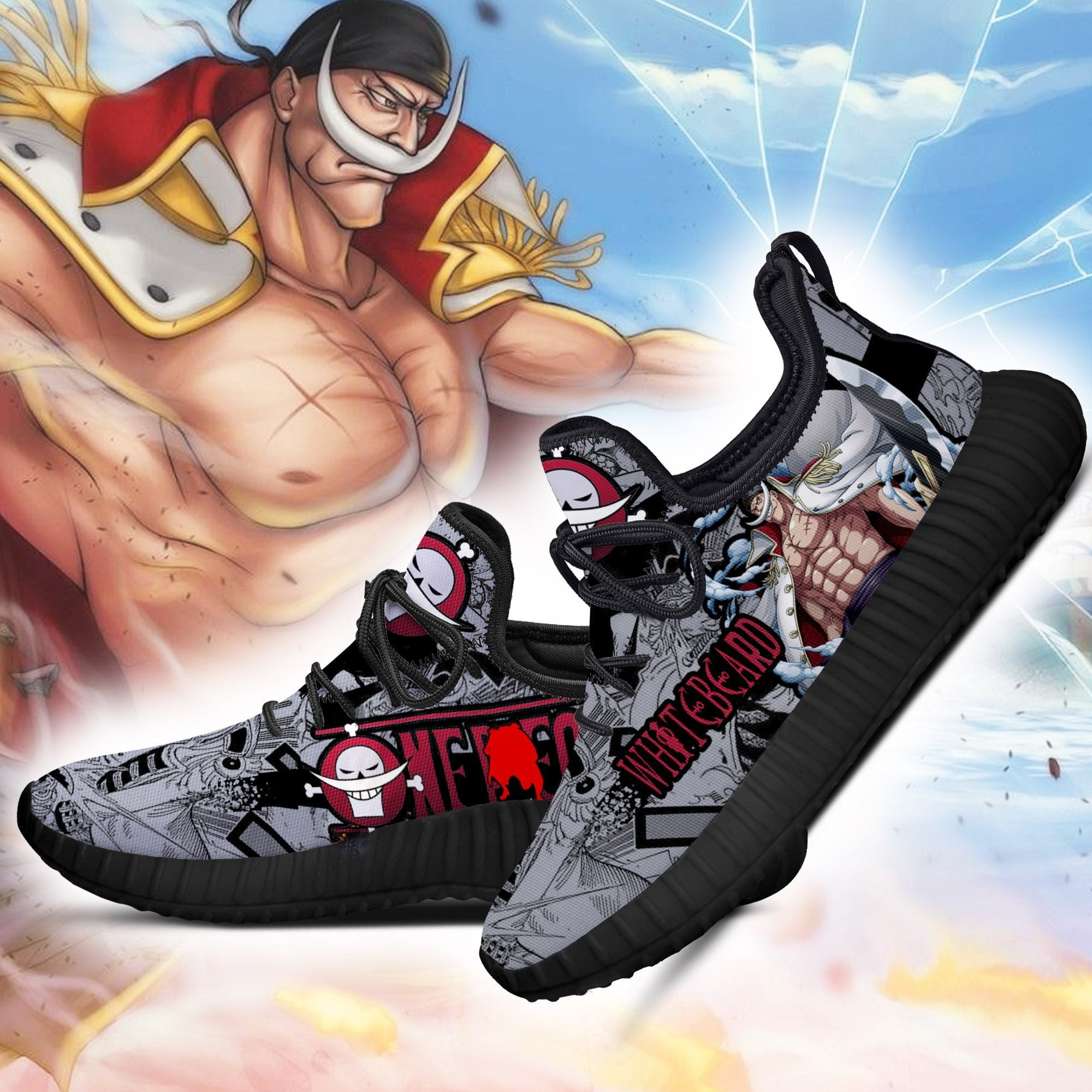 BEST WhiteBeard One Piece Reze Shoes Sneaker2