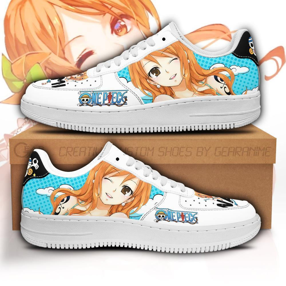 Nami Air Anime One Piece Nike Air Force shoes1