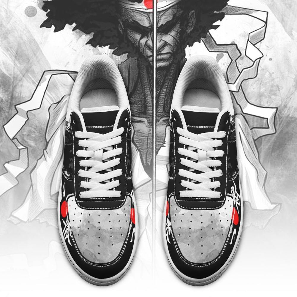 Ninja Ninja Afro Samurai Anime Nike Air Force shoes2