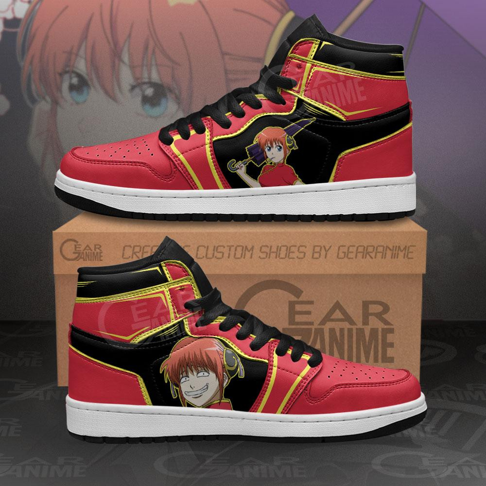 Kagura Gintama Anime Air Jordan High top shoes1