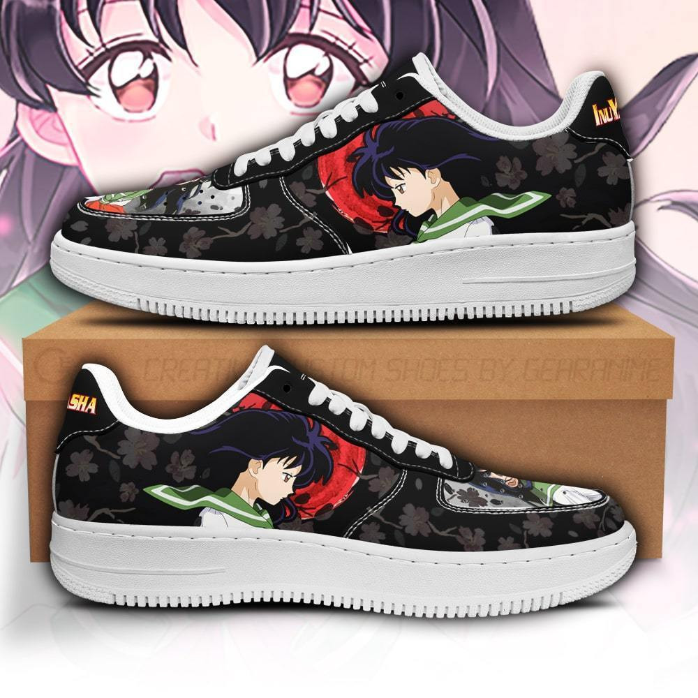 Inuyasha Anime Ankle Sneakers Canvas Cosplay Shoes White US Size 6-10.5 