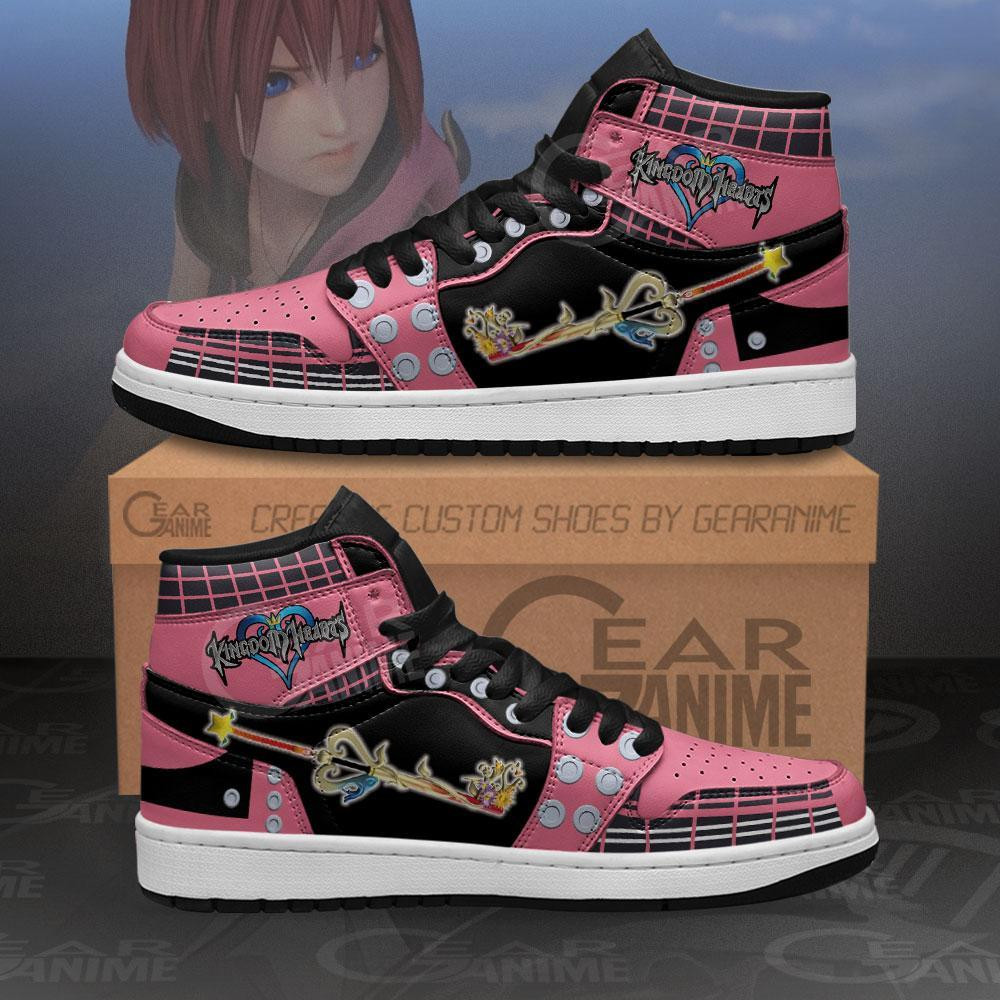 Kingdom Hearts Kairi Sword Anime Air Jordan High top shoes1
