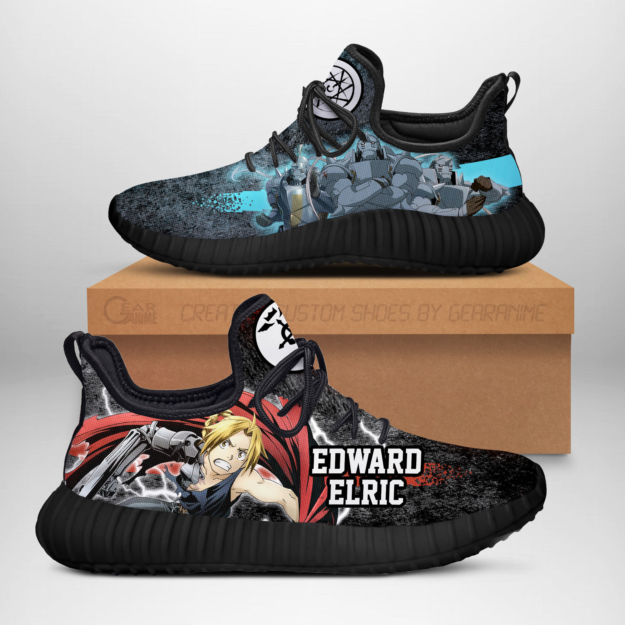 BEST Alphonse & Edward Elric Brother Reze Shoes Sneaker1