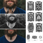 Viking Rune Hair Beard for Hair Braid | Viking Accessories