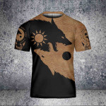 Viking T Shirt Skoll and Hati | Viking Hoodie
