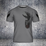 Viking t shirt raven | Viking Hoodie Raven