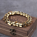 Vikings bracelet for men Gold | Viking Accessories