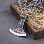 Vikings Necklace thor's axe head pendant