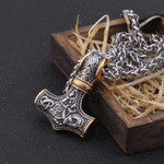 Vikings Necklace thor's hammer mjolnir pendant