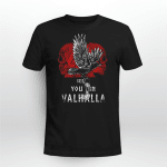 Viking T Shirt Raven See You In Valhalla