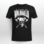 Viking T Shirt Welcome To Valhalla Skull AEX