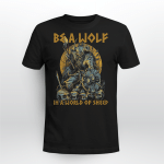 Viking T Shirt Warrios Wolf