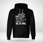 Viking Hoodie A King Doesn't Need A Waeapon He Is One