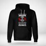 Viking Hoodie never push a man to violence