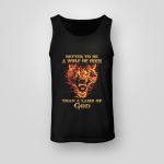 Viking Tank-Top better to be a wolf of odin than a lamb of god fire