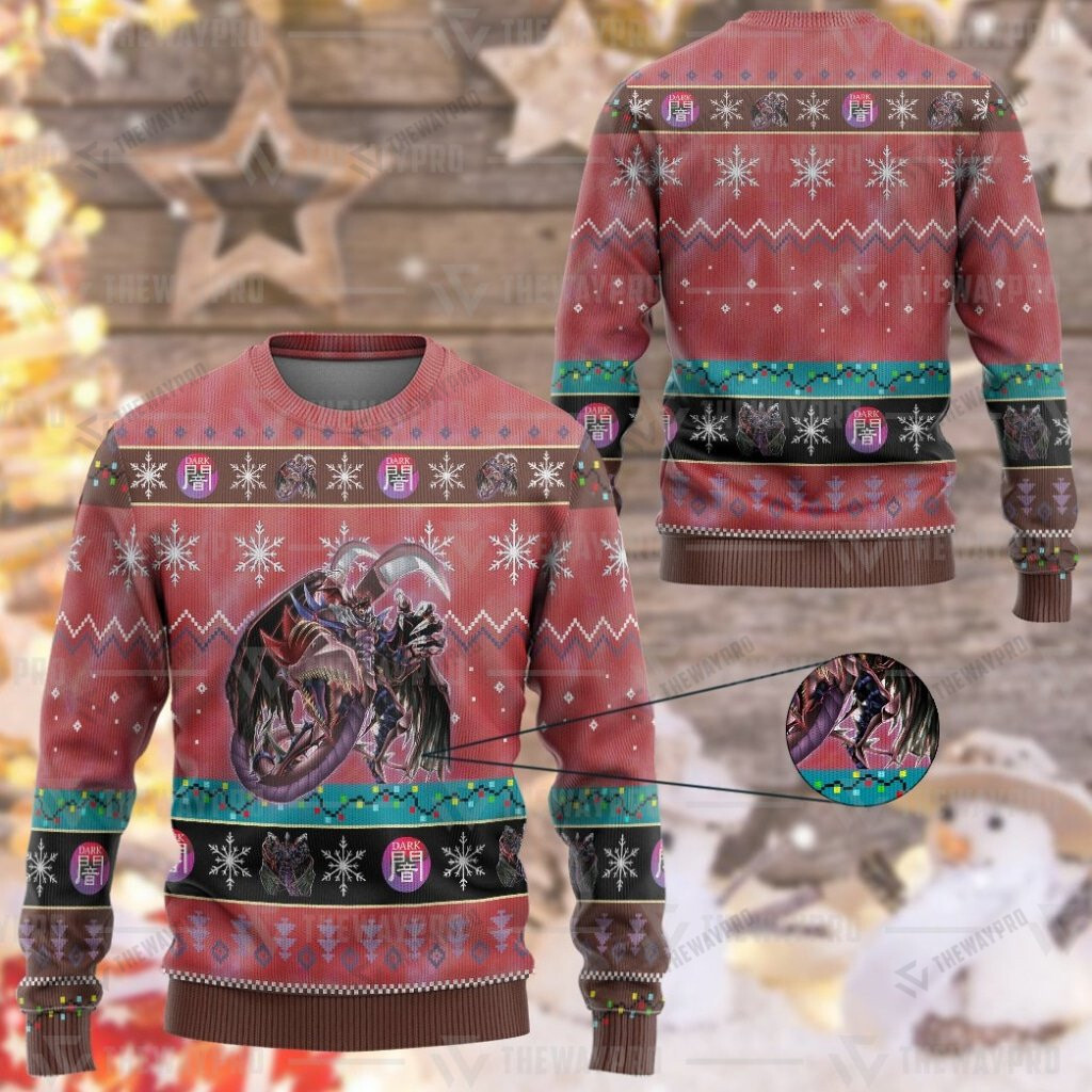 Yu Gi Oh Destiny Hero Plasma Christmas Sweater
