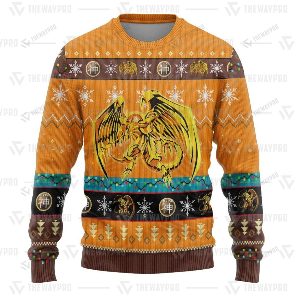 Yu Gi Oh The Winged Dragon of Ra Christmas Sweater