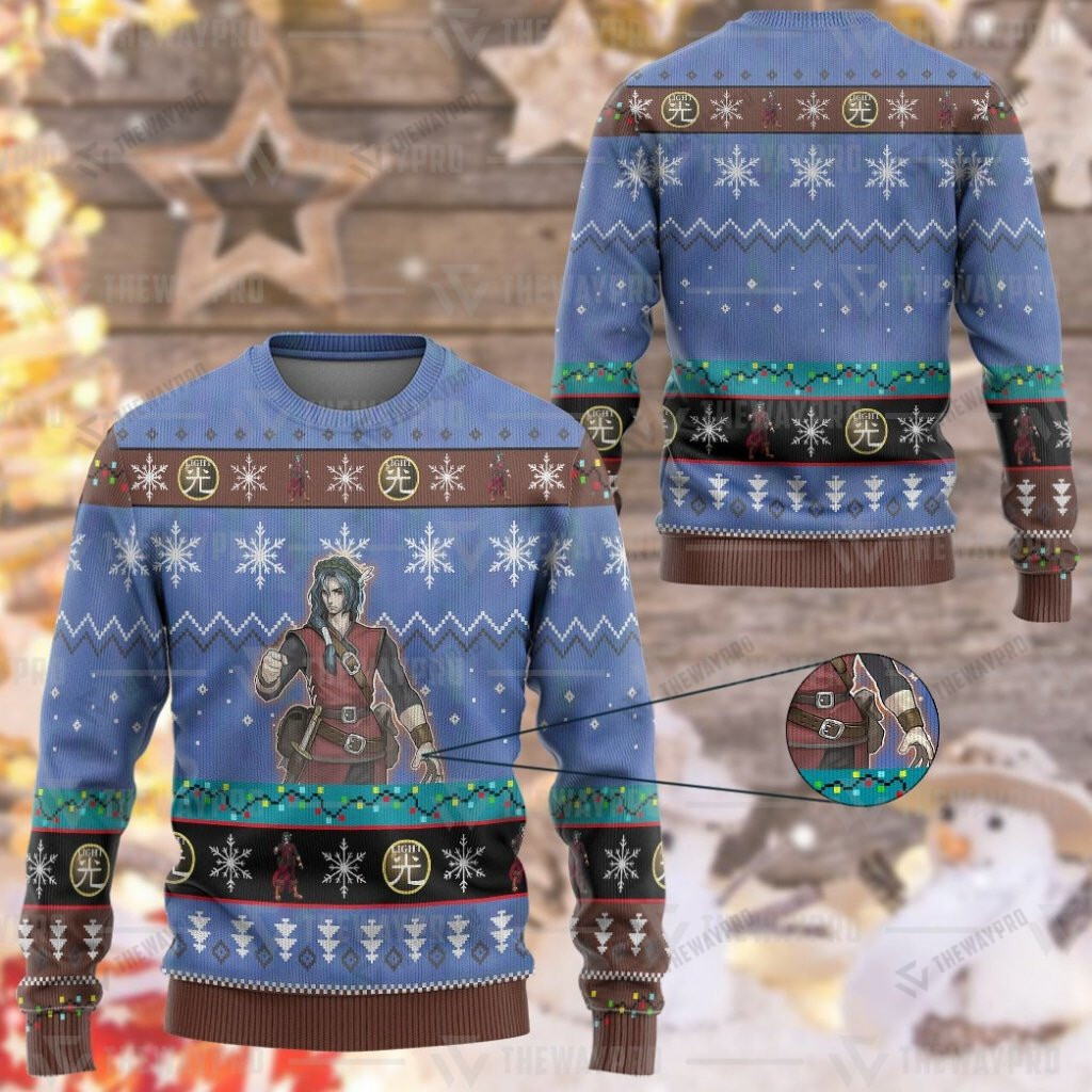 Yu Gi Oh Dante Traveler Of The Burning Abyss Christmas Sweater