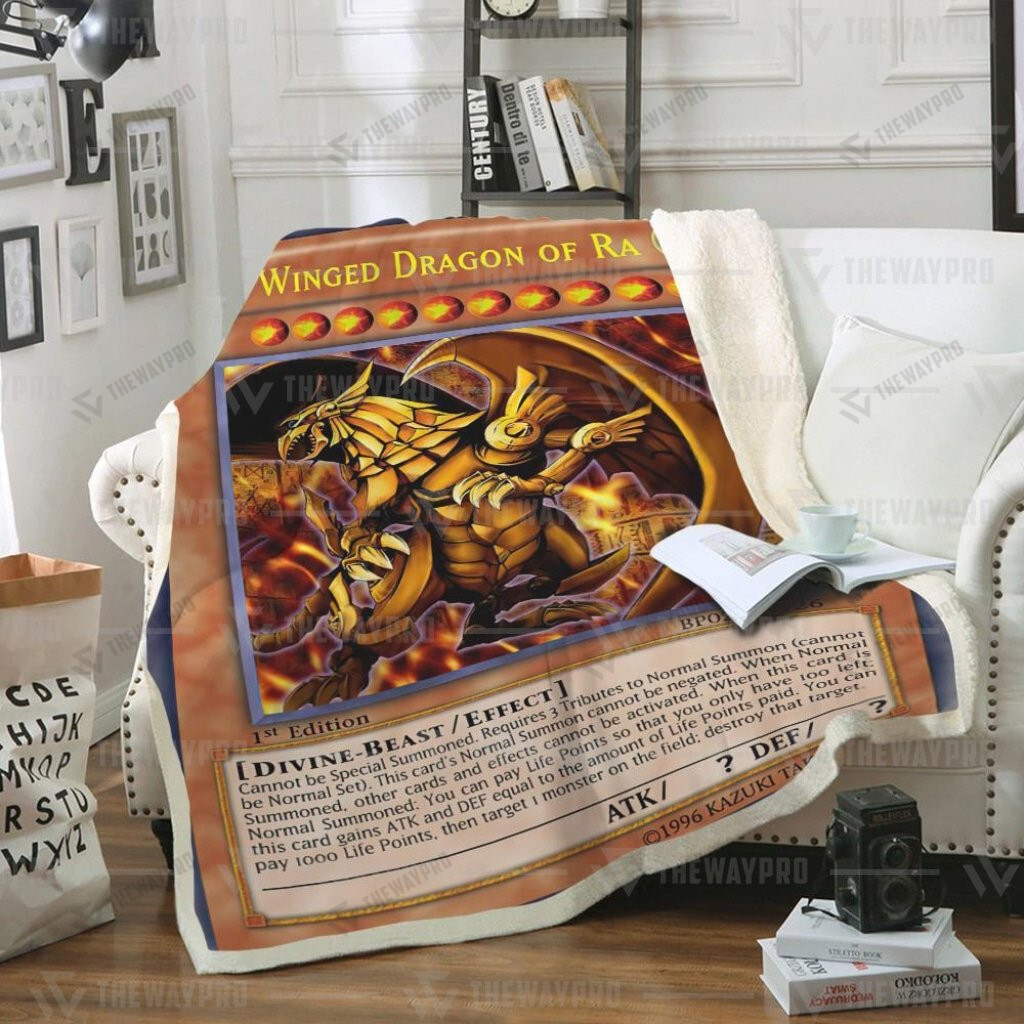The Winged Dragon Of Ra Blanket
