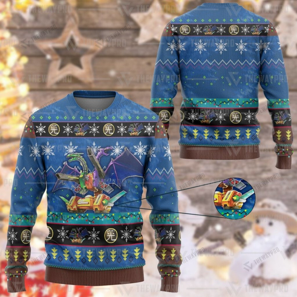 Yu Gi Oh ABC Dragon Buster Christmas Sweater