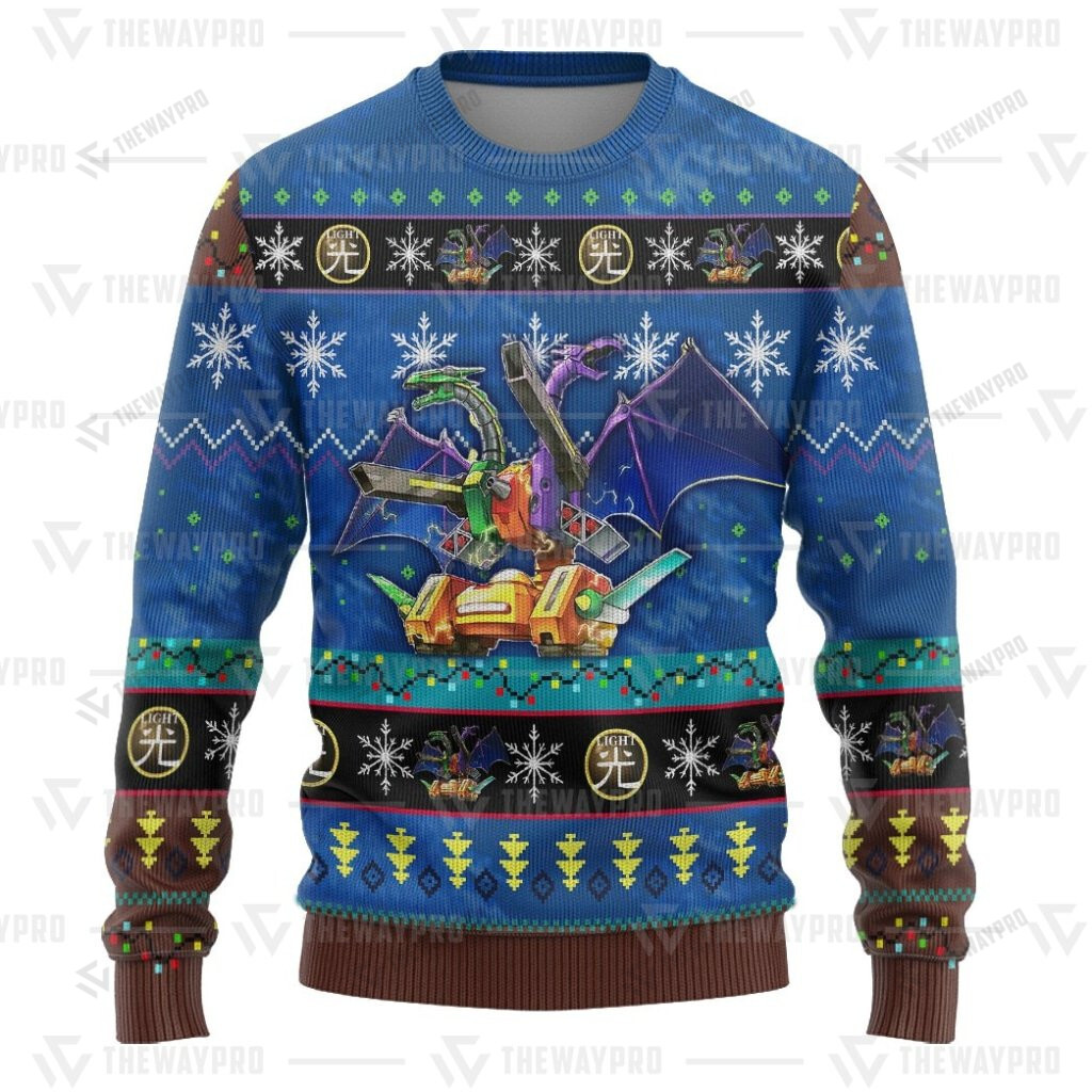 Yu Gi Oh ABC Dragon Buster Christmas Sweater