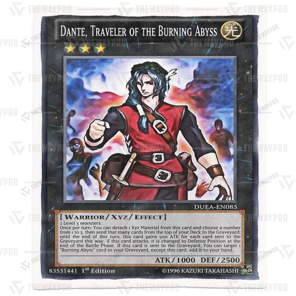 Dante Traveler Of The Burning Abyss Blanket