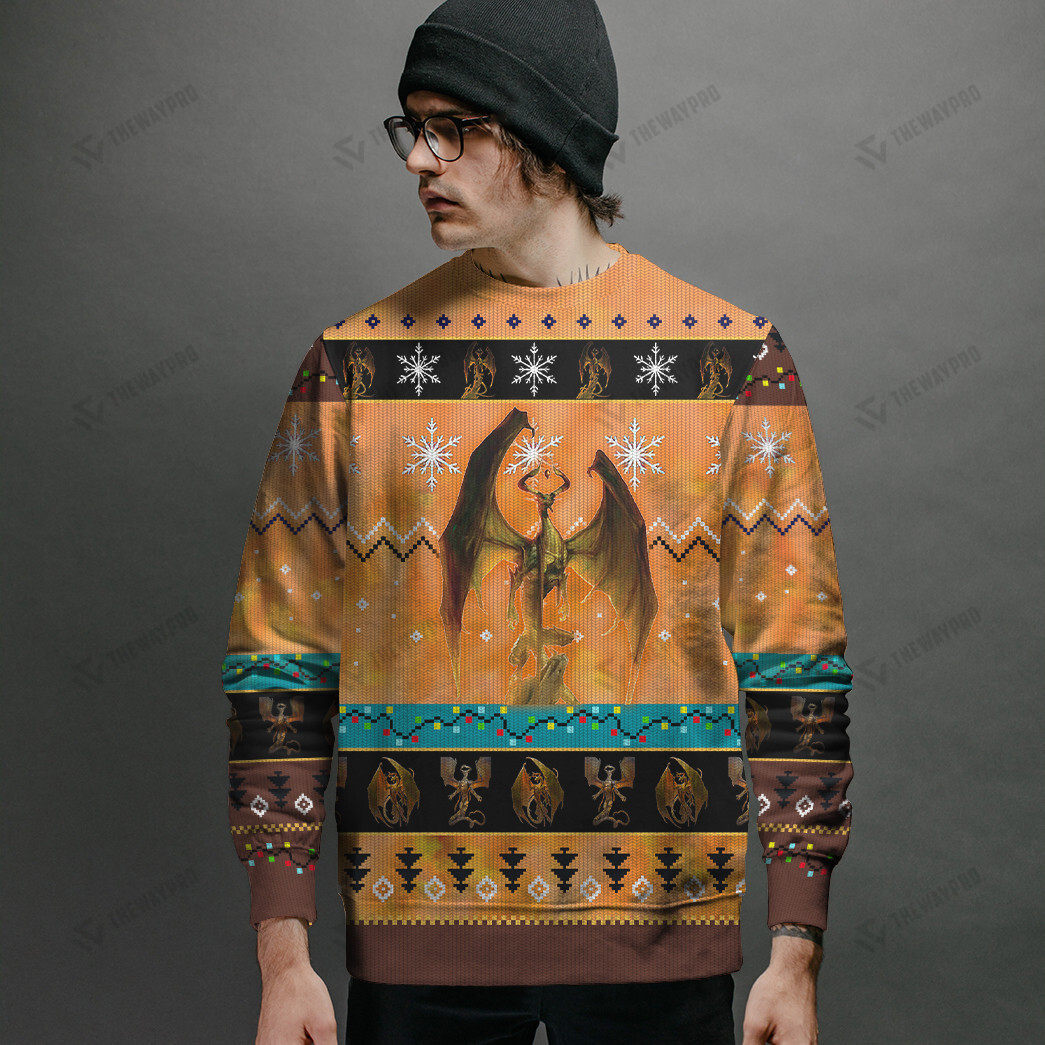 Game MTG Nicol Bolas chirstmas sweater
