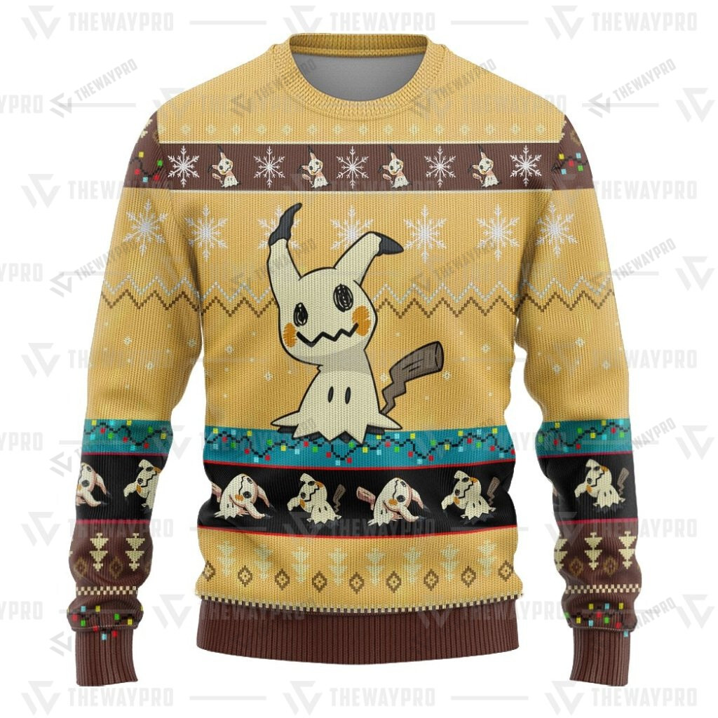 Pokemon Mimikyu Christmas Sweater