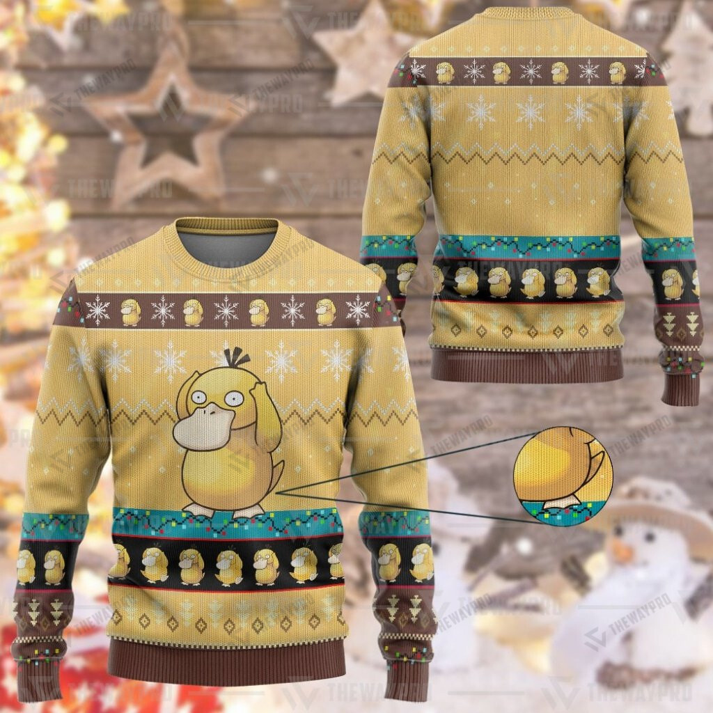 Pokemon Psyduck Christmas Sweater