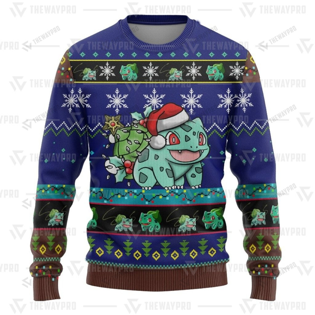 Pokemon Bulbasaur Christmas Sweater