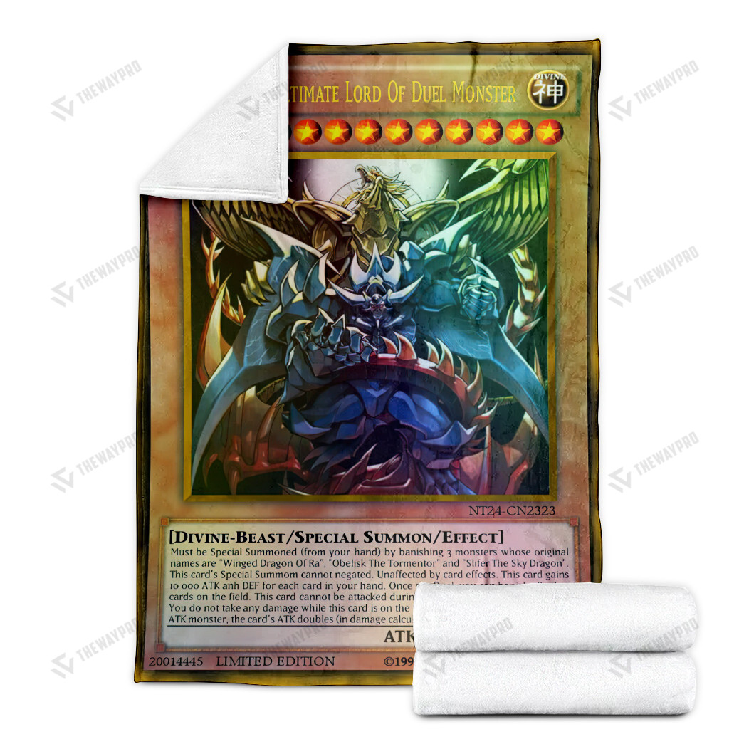 Yu Gi Oh Egyptian The Ultimate Lord Of Duel Monster Blanket