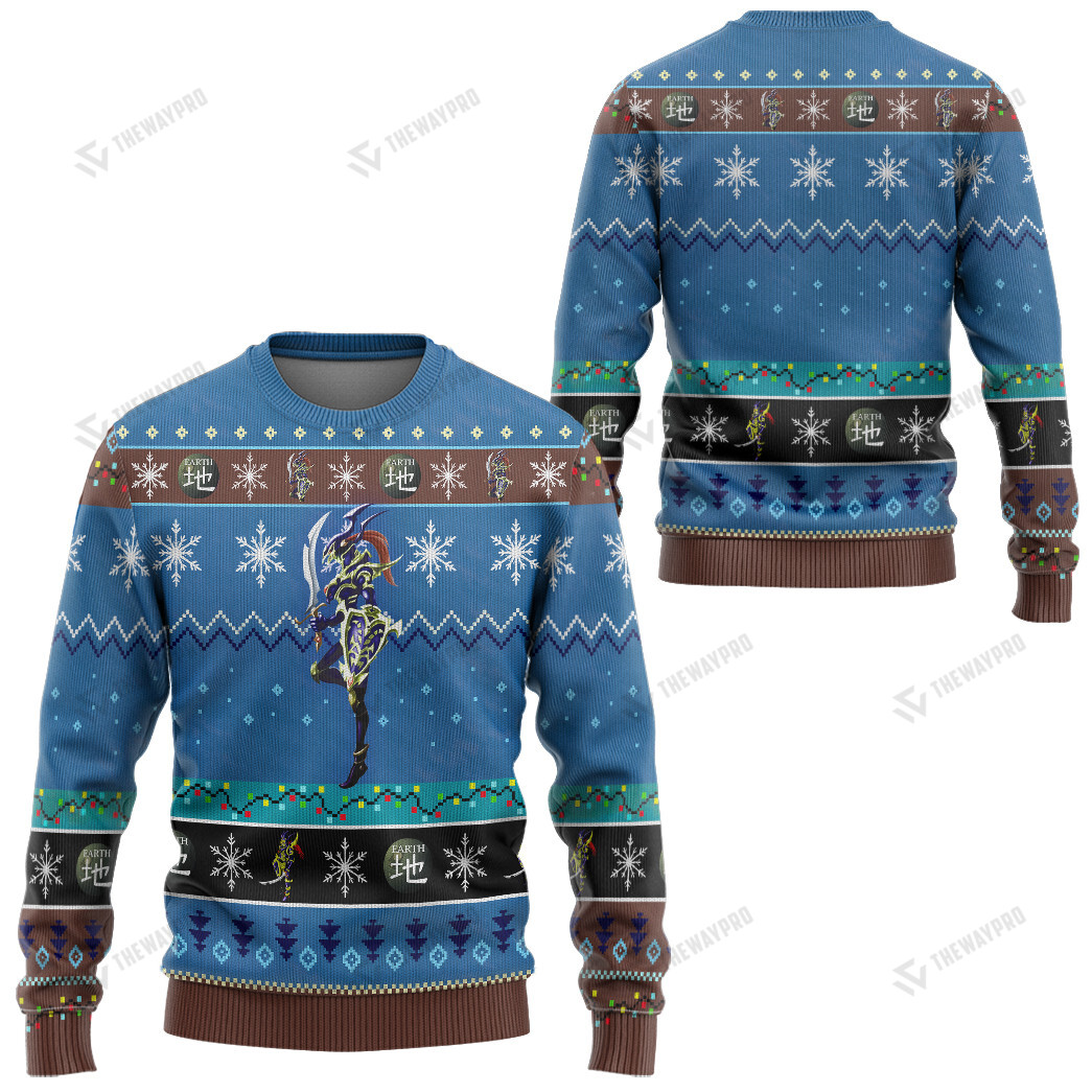 Yu Gi Oh Black Luster Soldier Christmas Sweater